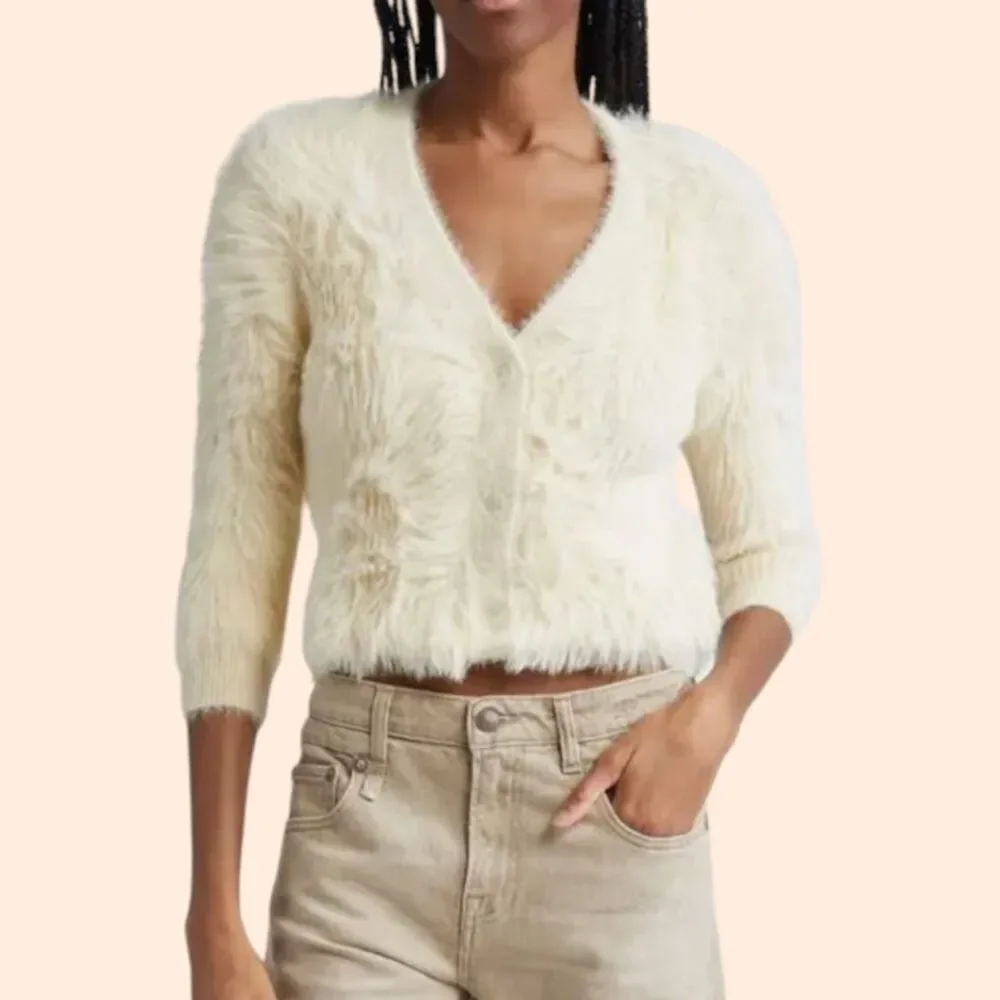 R13 Faux Fur Cardigan